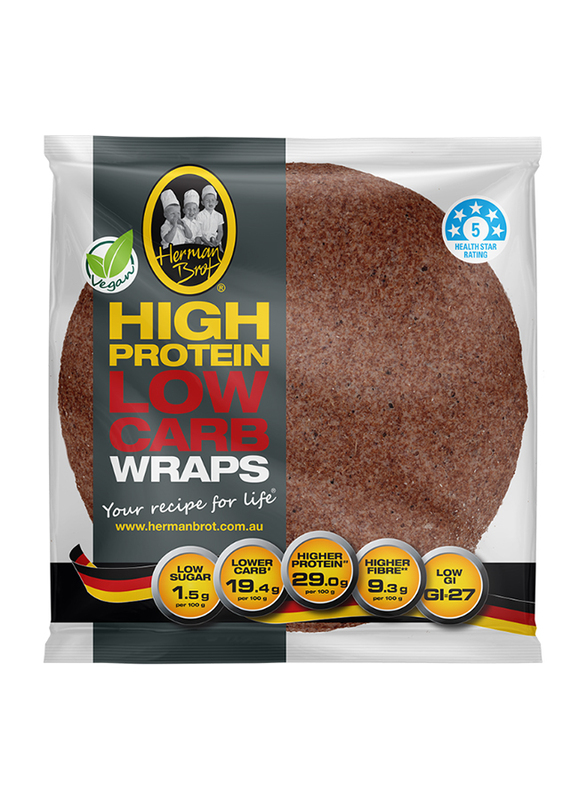 

Herman Brot Lower Carb Wraps, 350g