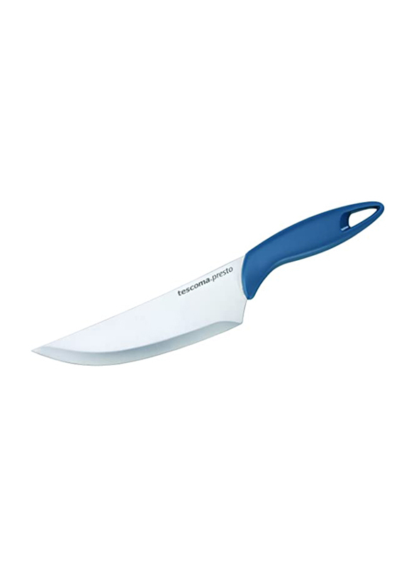 

Tescoma 20cm Stainless Steel Cook's Knife, Blue/Silver