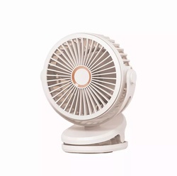 2-in-1 Portable Desktop Clip Fan, White