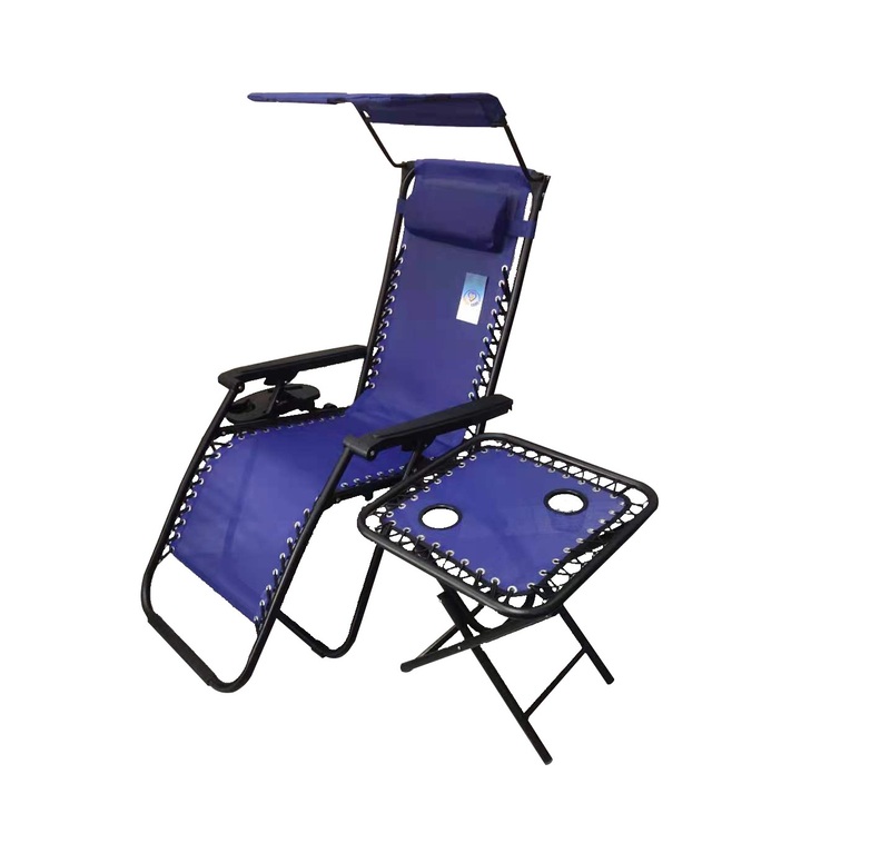 Beach Foldable Chair  with Shade & Table