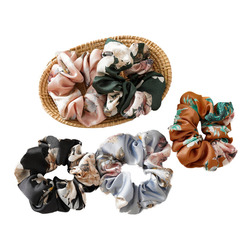 5-Piece Hair Ties Ponytail Holders Multicolour 13cm