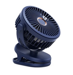 2-in-1 Portable Desktop Clip Fan, Blue