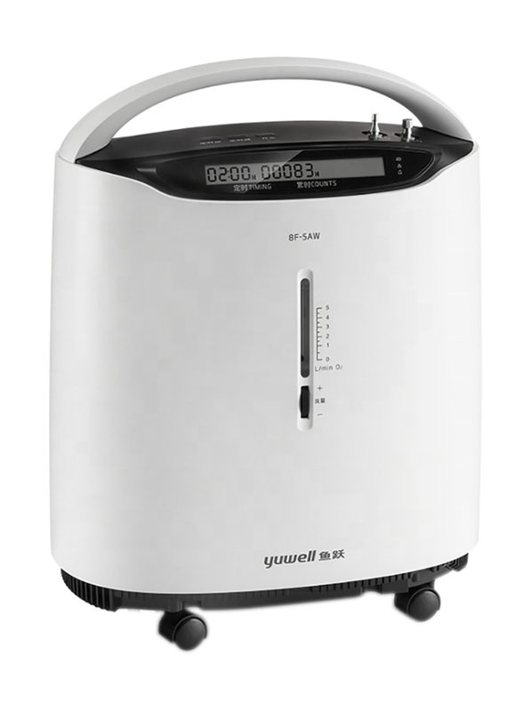 

Yuwell Oxygen Concentrator, 5 Liter, 8F-5AW, White