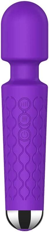 

Generic Rechargeable Handheld Wireless Deep Tissue Body Pain Relief Massager Purple