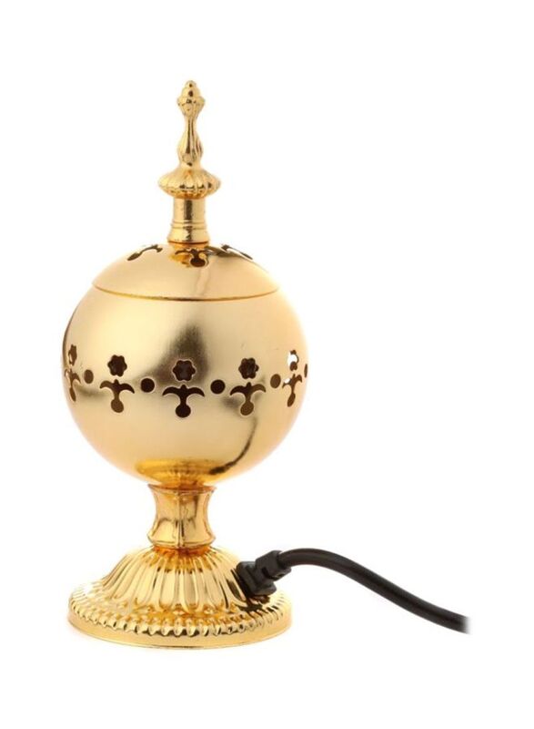 

DLC Vintage Style Electric Incense Burner, Gold