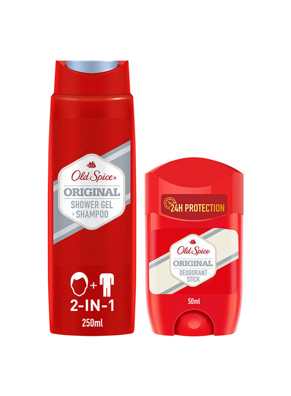 

Old Spice Original Shower Gel & Deodorant Stick, 250ml, 2 Piece