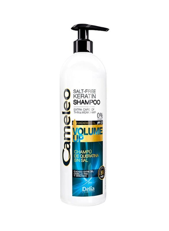 

Delia Cameleo Salt-Free Volume Up Keratin Shampoo for All Hair Types, 500ml