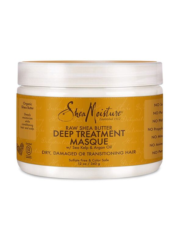 

Shea Moisture Raw Shea Butter Deep Treatment Mask for All Hair Types, 340g