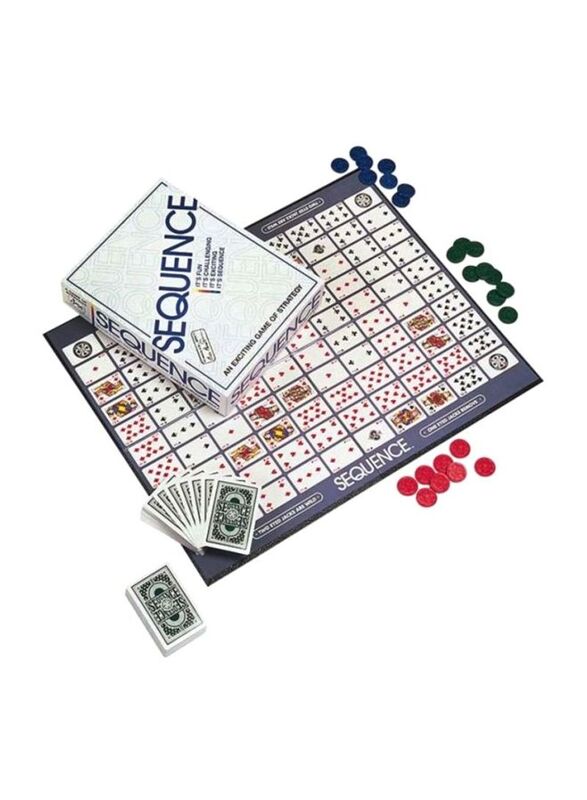 

Sequence Strategy Board Game, Ages 7+, Multicolour