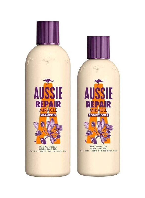 

Aussie Repair Miracle Shampoo & Conditioner Set for All Hair Types, 2 Piece