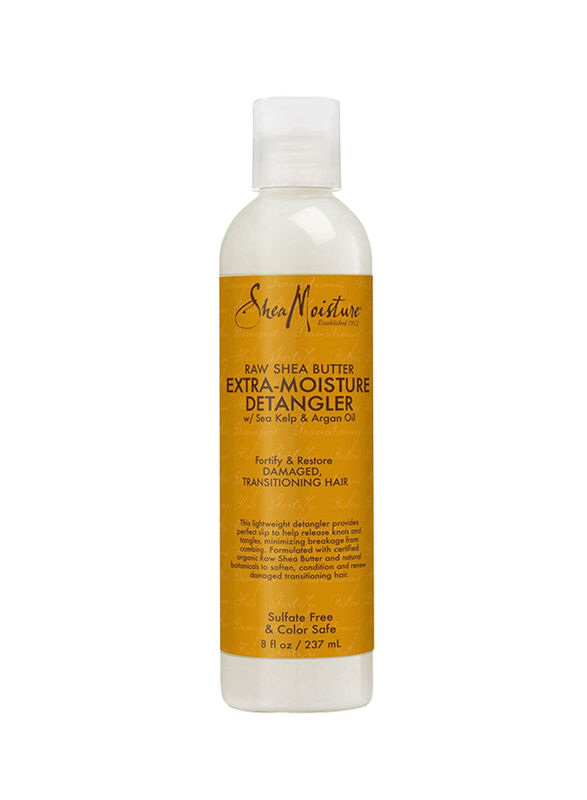 

Shea Moisture Moisture Raw Butter Extra-Moisture Detangler for Dry Hair, 8oz