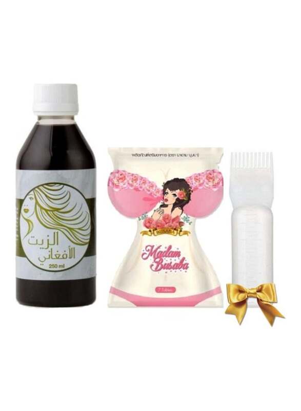 

Afghani Oil with Herbal Repair Firm Breath Madam Busaba 7 Tablets and Applicator Brush Set