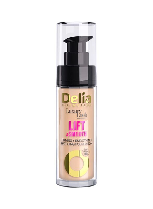 

Delia Luxury Look Lift & Smooth Foundation, 23 Peach Beige, Beige