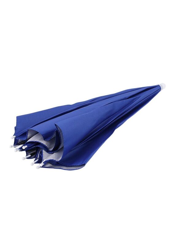 

Pollen Life 69cm Portable Folding Fishing Hiking Handsfree Umbrella Hat Cap, Blue