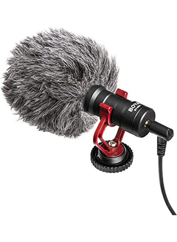 

BOYA Maic to improve sound Compatible with Cameras And Mobiles, BY-MM1, Black