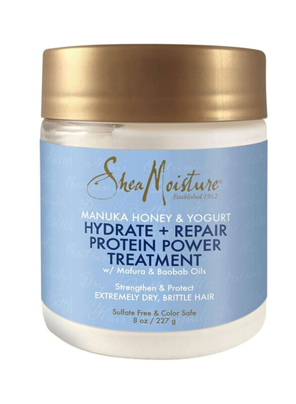 

Shea Moisture Moisture Manuka Honey & Yogurt Hydrate Treatment for All Hair Types, 8oz