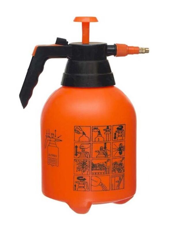 

Spray Bottle Pump with Water Pressure, 2 Litres, Orange
