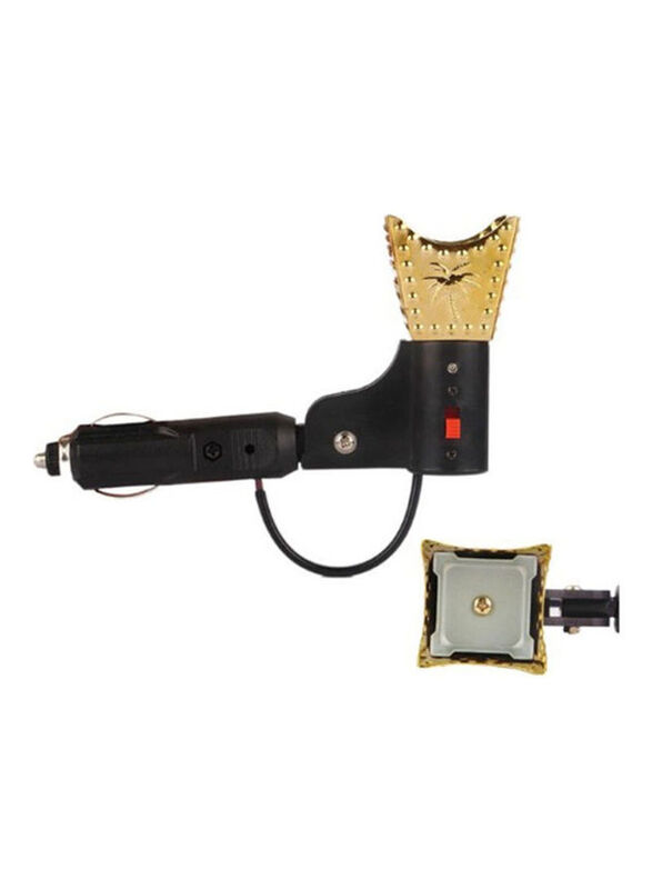 

Car Electric Incense Burner, HBN60000902, Black/Gold