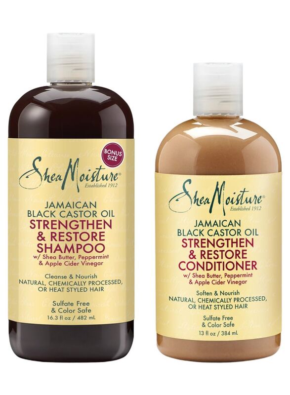 

Shea Moisture Castor Oil Shampoo & Conditioner Set for All Hair Types, 2 Piece