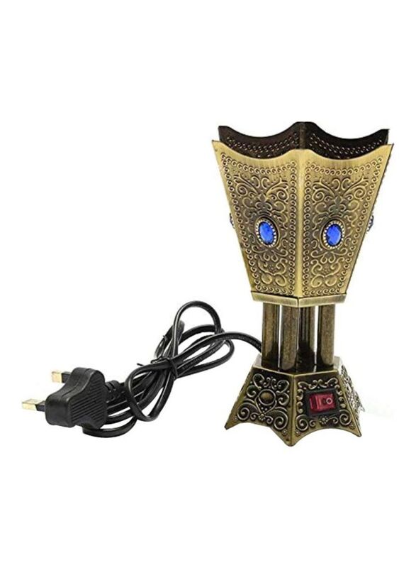 

Electric Incense Burner, Bronze/Blue