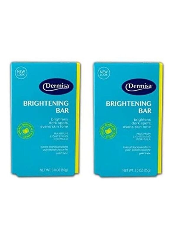 

Dermisa Brightening Bar, Clear, 2 Piece