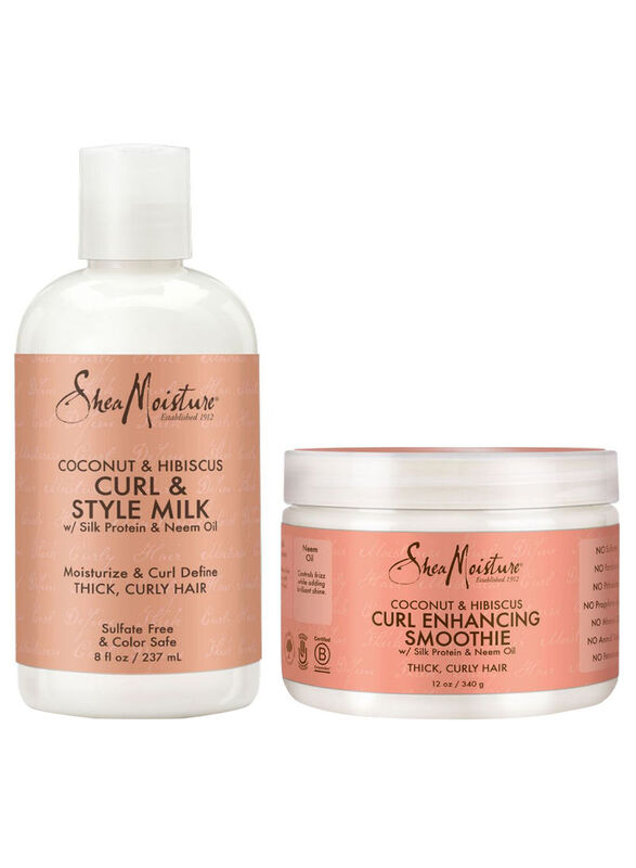 

Shea Moisture Coconut and Hibiscus Combination for All Hair Types, 2 Pieces