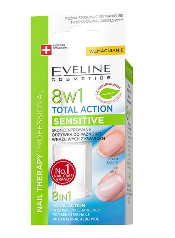 

Eveline Cosmetics 8-In-1 Total Action Sensitive, Clear