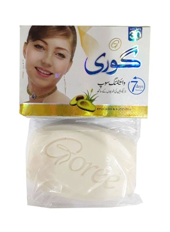 

Goree Whitening Soap with Lycopene, White, 100gm