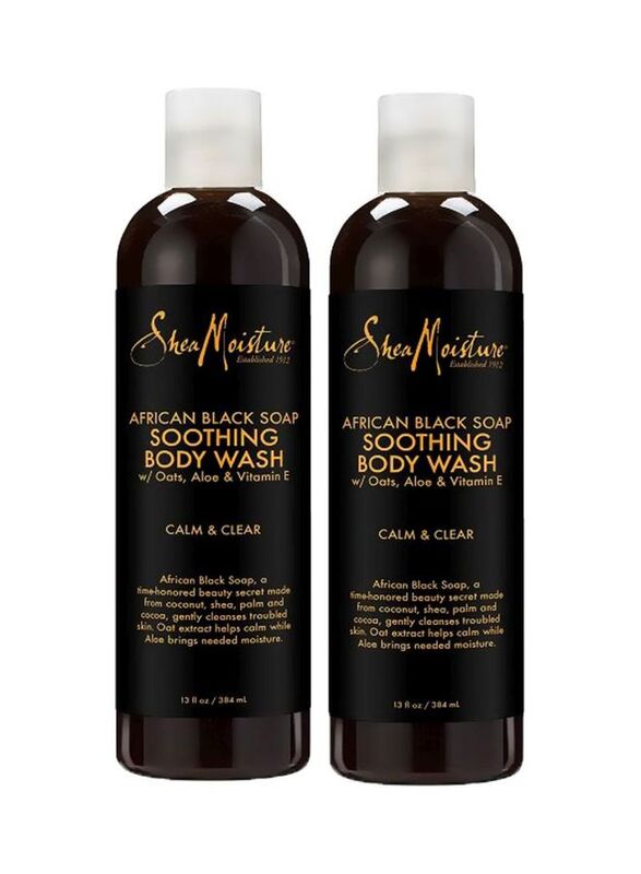 

Shea Moisture African Body Wash, Black, 2 Piece