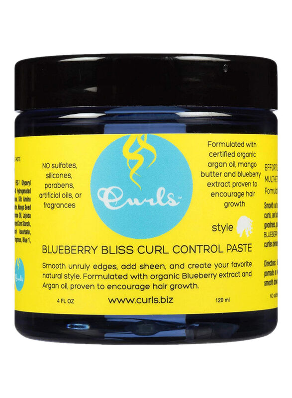 

Curls Blueberry Bliss Curl Control Paste for Curly Hair, 120ml