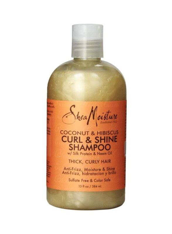 

Shea Moisture Coconut And Hibicus Curl And Shine Shampooo for All Type Hair, 384ml