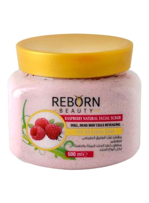 

Reborn Beauty Raspberry Natural Facial Scrub Pink, 500ml