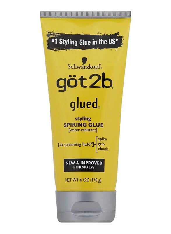 

Got2b Glued Styling Spiking Glue Gel for All Hair Types, 6oz