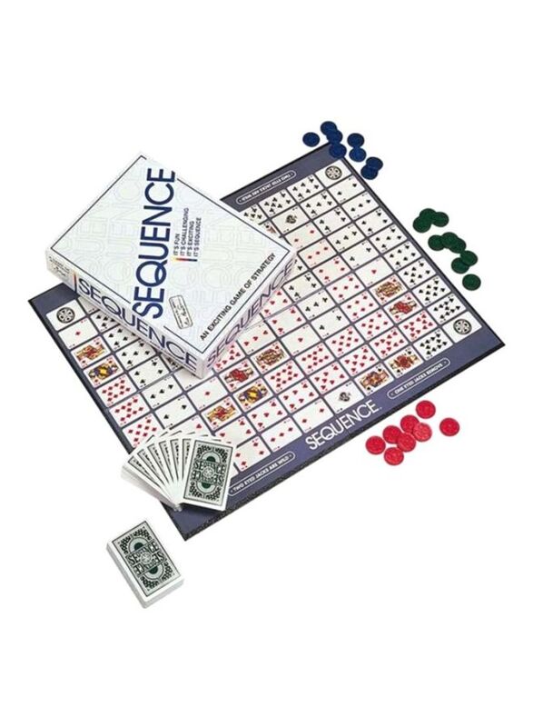 

Sequence Strategic Board Game, Ages 7+, 8002, Multicolour