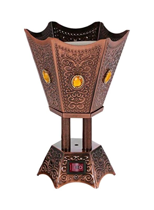 

Liying Electric Bakhoor Incense Burner, Bronze/Gold