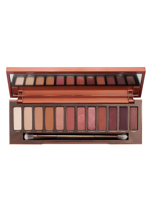 

Urban Decay 12 All New Naked Heat Eyeshadow Palette Ounce/Chaser/Sauced, Multicolour