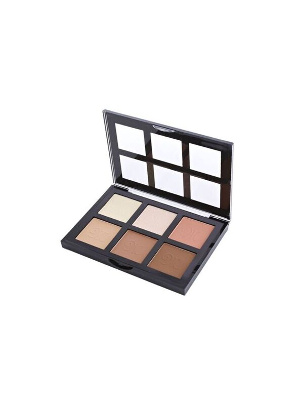

Makeup21 6-Colors Contour Powder Palette, 100g, Multicolour
