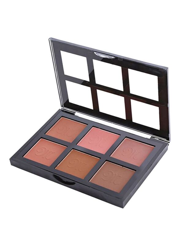 

Makeup 21 6-Color Blush Palette, Multicolour