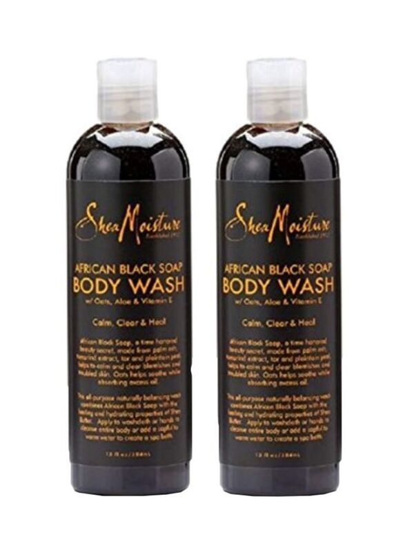 

Shea Moisture African Black Body Wash, 2 Piece