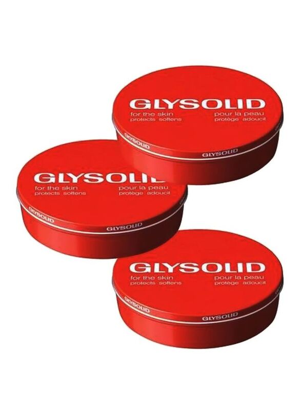

Glysolid Ultra Hydrating Glycerin Cream, 125ml, 3 Piece