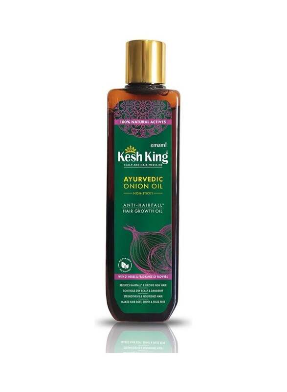 

Kesh King Ayurvedic Onion Oil for All Hair Types, 100ml