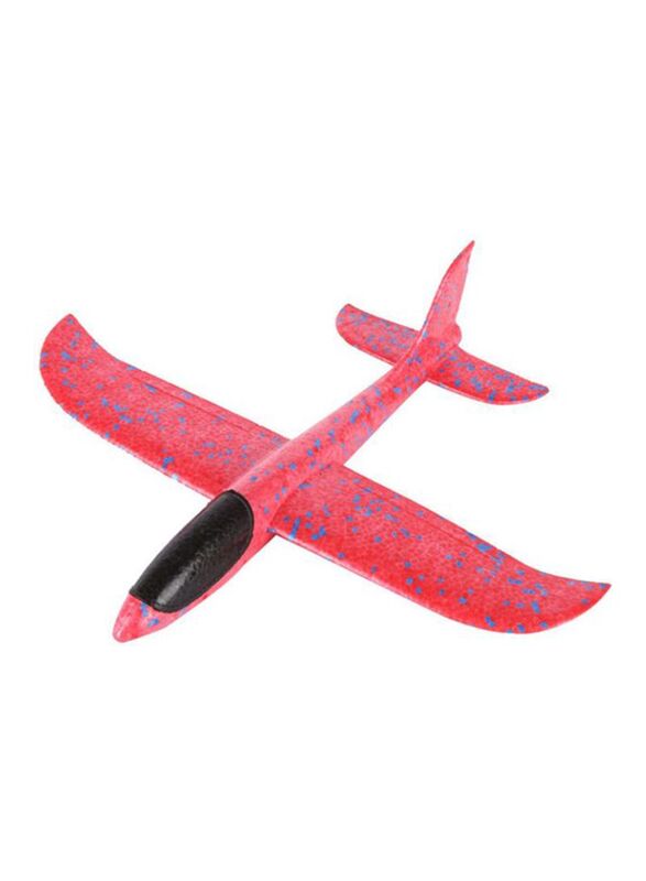 

Foam Plane Throwing Glider Toy, Ages 4+, 13x5x13cm, Red