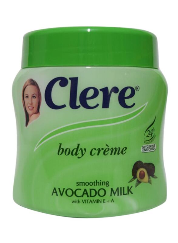 

Clere Body Clere Nourishing Body Cream Smoothing Avocado Milk, 500ml