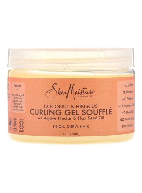 

Shea Moisture Souffle Coconut and Hibiscus Curling Gel, 340g