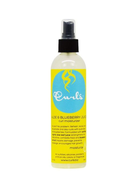 

Curls Aloe & Blueberry Juice Curl Moisturizer for Curly Hair, 236ml