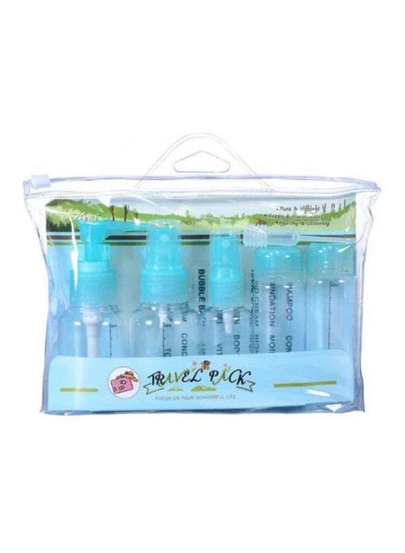 

Travel Empty Bottle Set, 6 Pieces, Blue