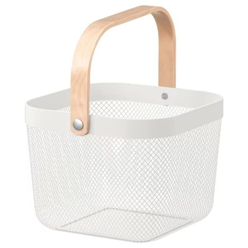 

DXB Gadgets Storage Boxes & Basket, 25 x 26 x 18 cm, White