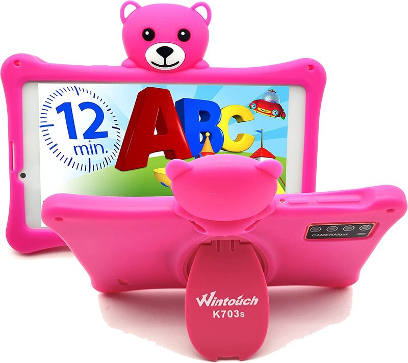 

Wintouch K703s 8GB Pink 7-inch Kids Tablet, Zoom Certified, 512MB RAM, 3G