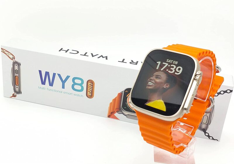

Generic WY8 Ultra Smartwatch, Orange/Silver