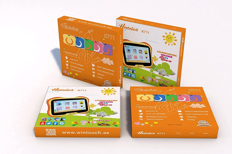 

Wintouch K711 4GB Purple 7-inch Kids Tablet, 512MB RAM, WiFi Only